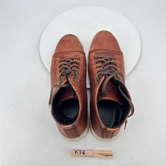 Cole Haan GrandPro Spectator Men Size 11M Brown Tan Leather Mid Top Lace Up Shoe - Picture 9 of 11